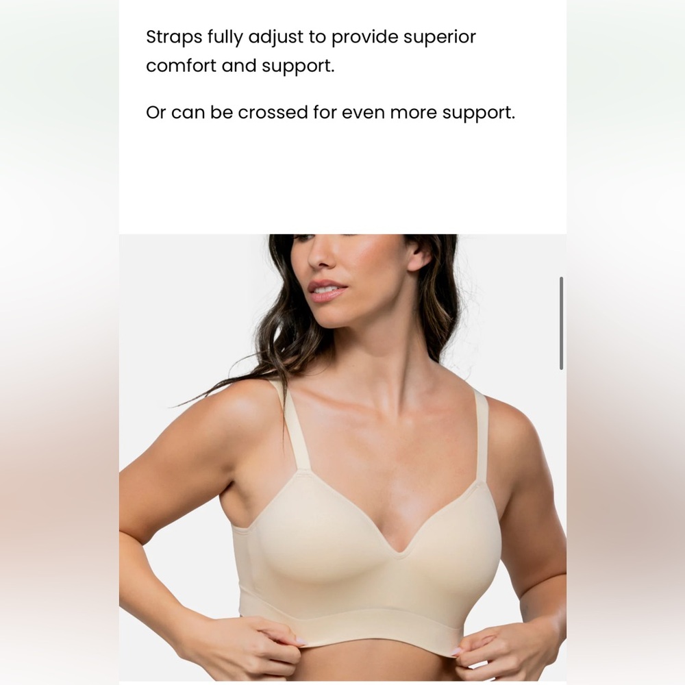 Wireless Navy Blue Everyday Bra - Smooth Support - Picture 11 of 12